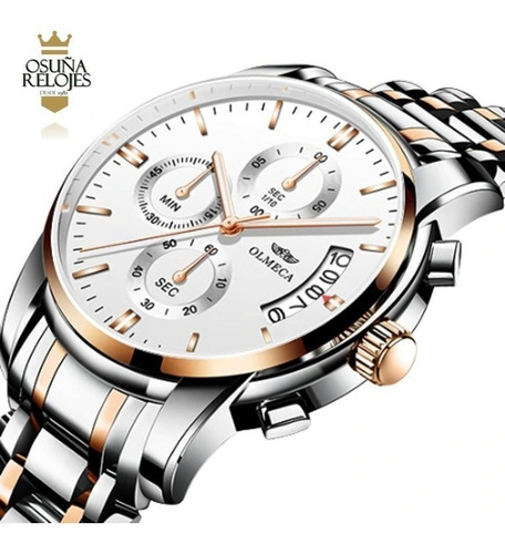 Relógio Olmeca Masculino Original Luxo 100% Funcional Barato