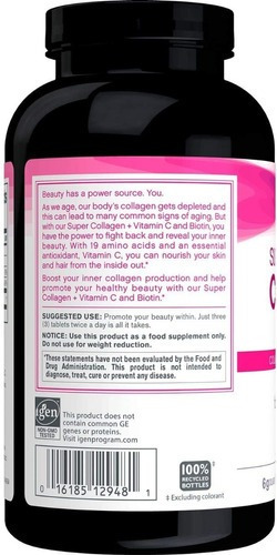 Imagem 3 de 3 de Neocell Super Collagen Tipo 1 E 3 + C Com Biotin 360 Caps