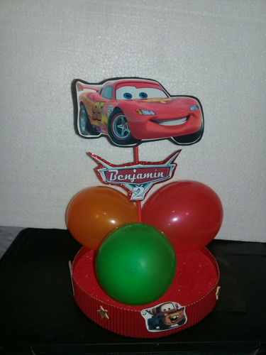 Centros De Mesa Infantiles Cars Minnie Monster Hihg