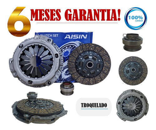 Kit De Crochet Embrague Toyota Coaster 1hz 275mm 14 Estrias