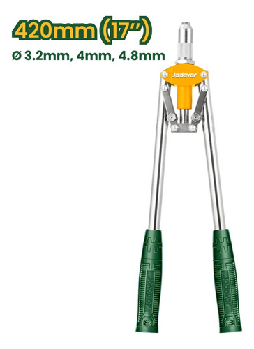 Remachadora Manual 17 Pulgadas 420mm Jadever 1