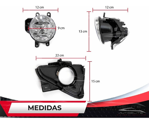 Imagen 3 de 8 de Kit Faros Niebla Toyota Rav4 2016 2017 2018 Con Switch