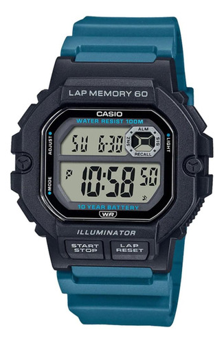 Reloj Digital Multifunción Casio Ws-1400h Resistente Al Agua