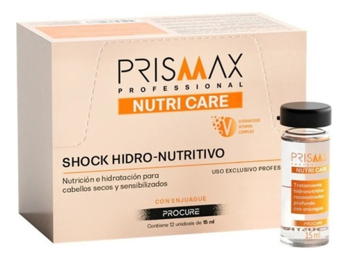 Prismax Ampolla Shock Hidro-nutritivo Caja De 12 Unid.