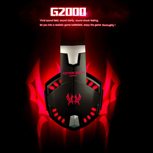 Kotion Each G2000 Gaming Audífonos Con Micrófono Pc Gamer