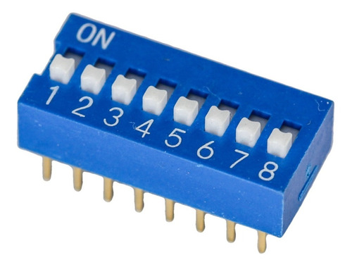 Dip Switch 8 Posiciones Llaves Interruptores Arduino 1° Htec