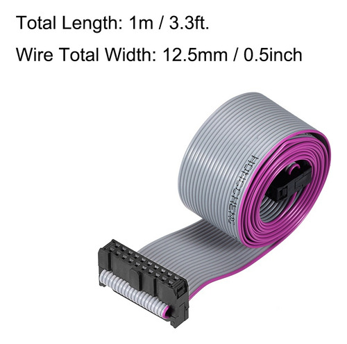 Qc Compatible Cable Plano Flexible Idc Fc A Fc 20 Pines