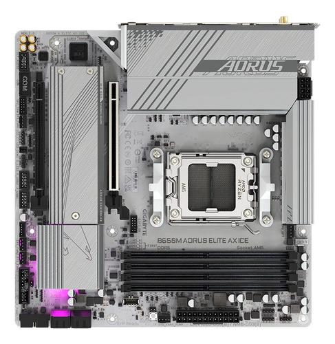 Motherboard Gigabyte B650m Aorus Elite Ax Ice Am5 Matx