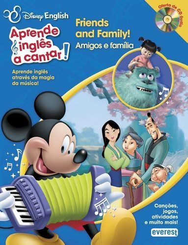 Libro Disney English: Aprende Inglês A Cantar!: Friends And