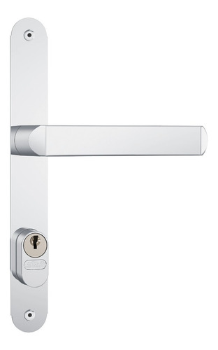 Fechadura Stam Estreita Perfil 401/07 11mm Inox 4 Chaves