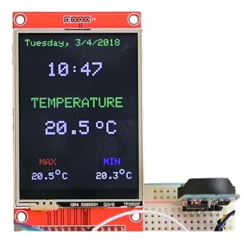 Lcd Tft Tactil 2.8 Pulgadas 240x320 Ili9341 Esp32 Arduino