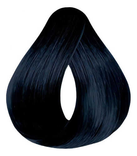 Kit Tintura Haskell  Excllusiv color patric Kit coloração creme tom 1.0 preto azulado para cabelo