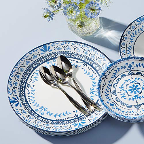 Corelle Vitrelle Juego De Vajilla De 18 Piezas Para 6 Pers