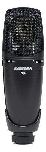 Samson Cl8a Micrófono Condenser Multipatrón De Estudio Color Negro