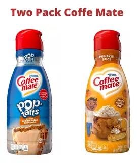 2 Pack Coffee Mate Creamer Pumpkin Spice Y Pop Tarts 946ml