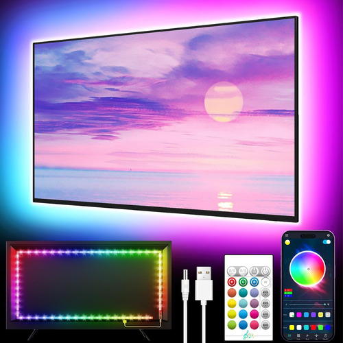 Tira De Luces Gipoyent Para Tv, Retroiluminación Led Para Tv