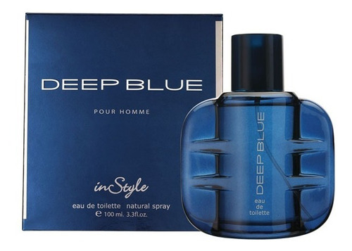 Deep Blue Instyle Edt para hombre, 100 ml