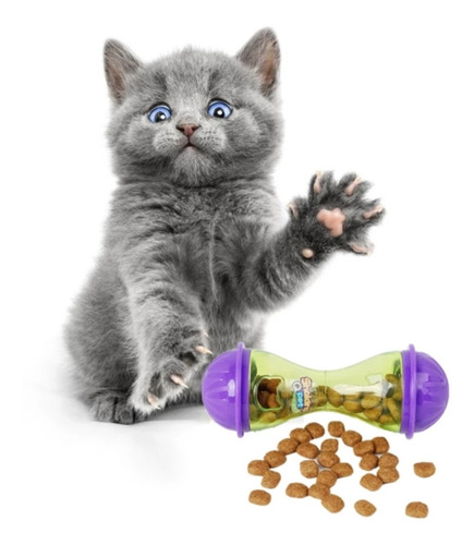 Juguete Alimentador Para Gatos Estimula Su Inteligencia