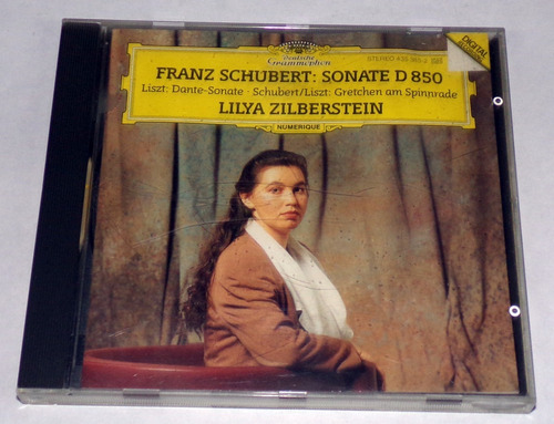 Lilya Zilberstein Schubert Sonate D 850 Cd Aleman / Kktus