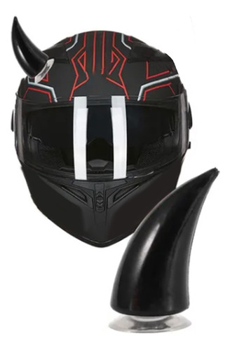 Casco De Cuerno De Diablo Con Cuernos De Casco Decorativos