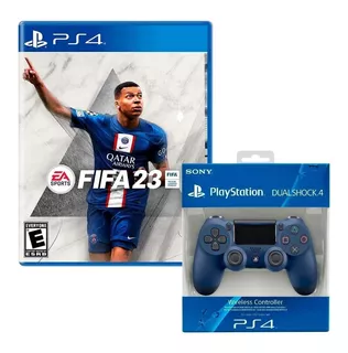 Fifa 23 + Mando Dualshock 4 Azul Noche Playstation 4