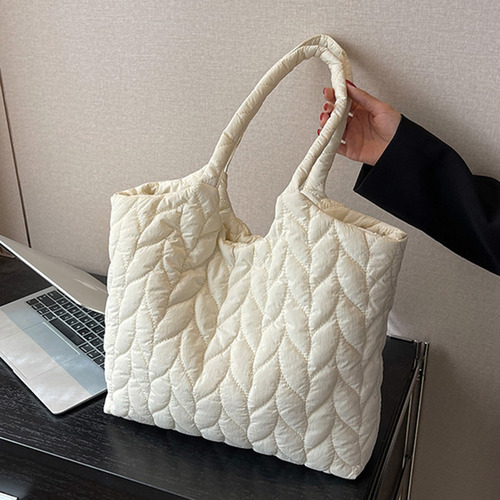 Bolsos Acolchados Para Mujer Con Hilo De Bordar De Nylon, To