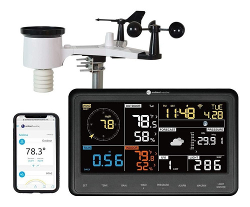 Ambient Weather Ws-2902 7en1 Estación Meteorológica Profesio