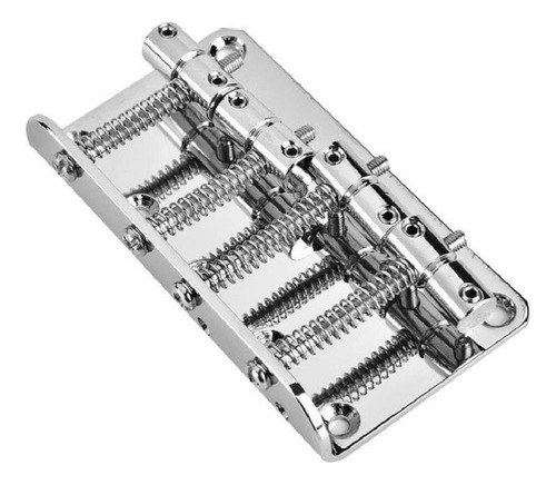 Puente Para Bajo Electrico De 4 Cuerdas Cromado