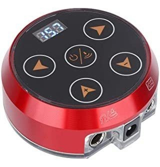 Máquina De Tatuajes, Pantalla Lcd Roja Fuente De Aliment Ktj