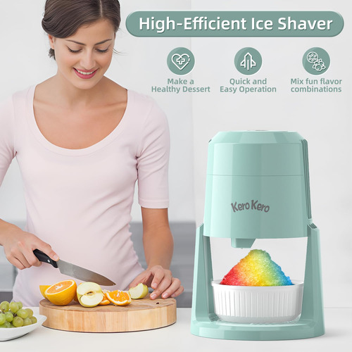 Máquina De Nieve Kero Kero - Hielo Raspado 1.45 Kg Verde