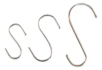 Comprar Ganchos Perchas Tipo S Chico Mediano Y Grande 30 Unds Metal