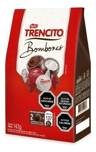 Bombones De Chocolate Trencito Rellenos 142g
