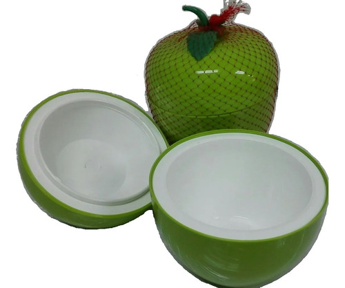 Imagen 2 de 4 de Manzana Hielera Plastico Recipiente Multiuso Hogar