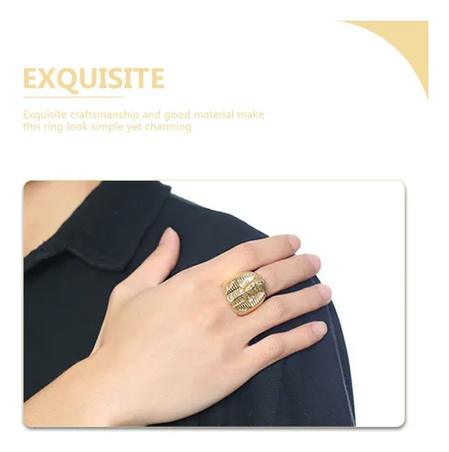 Anillo Vintage Del Faraón Rey Egipcio