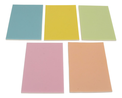 Bloques De Goma Para Tallar De 5 Colores, 5 Unidades, 4 X 6