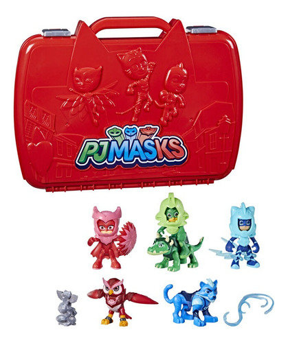 Pj Masks Animal Power Carry N Go Animal, Maleta De Aventuras