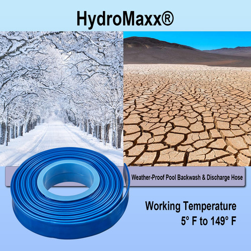 1.5 Dia. X 100' Heavy Duty Pvc Lay Flat Discharge And ...