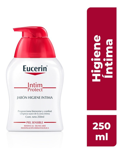 Jabón Íntimo Eucerin Higiene Intima Piel Sensible 250ml 