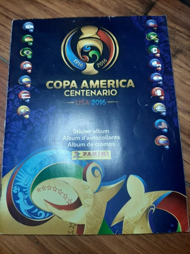 Album Copa America Centenario Usa 2016 Completo Al 100%