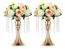 Comprar Nuptio 2 Piezas Centros De Mesa De Boda Con Soporte De De De