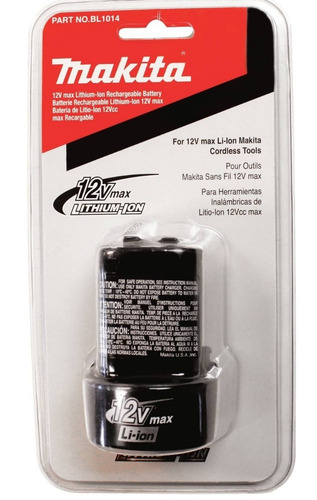 Imagen 2 de 4 de Batería 12v. Max 1,3ah. Iones De Litio Makita Bl 1014