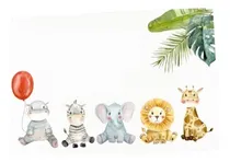 Comprar Imágenes Digitales Animalitos Selva En Acuarela 8101618