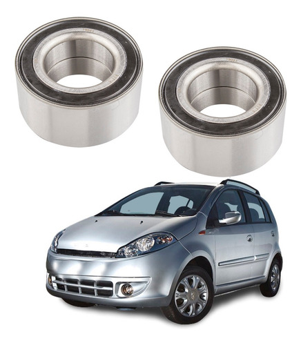 Par Rolamento Roda Dianteiro Chery Face 1.3 16v 2012