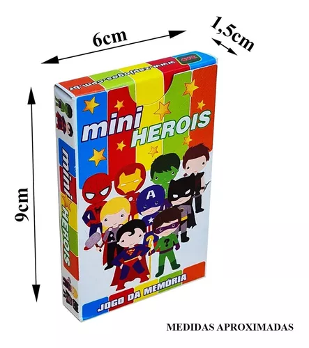 15 UNIDADE JOGO DA MEMORIA / JOGO INFANTIL - UNICORNIO - MINI