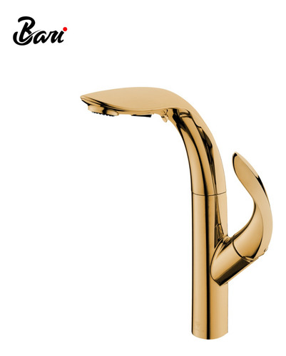 Griferia De Lavamano Foglia Gold Chrome Marca Bari