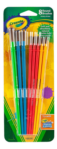 Brochas De Pintura Crayola, Suministros De Pintura, 8 Unidad