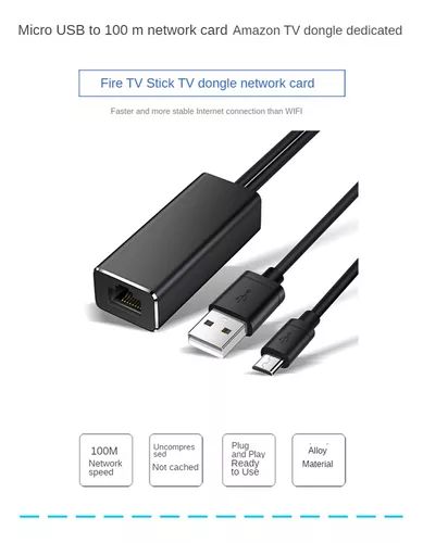 Ethernet Adapter para dispositivos  Fire TV ¿Conexión