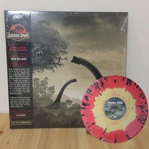 Jurassic Park Soundtrack Ed Roja/amarilla Lp Vinilo Nuevo