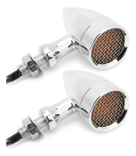 Señal De Giro Para Motocicleta, 2 Unidades, Led, 12 V, 10 Mm
