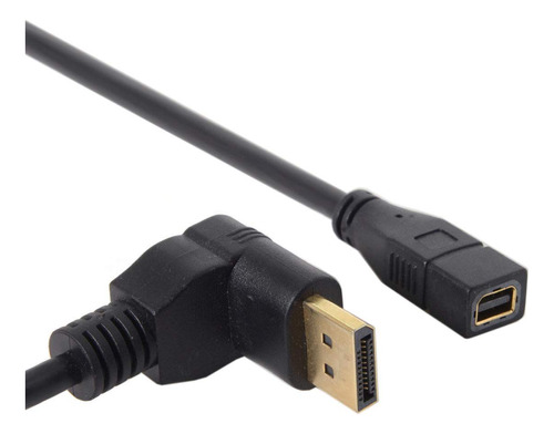 Cablecc Dp Displayport 90 Grados A Mini Dp Displayport Cable